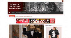 Desktop Screenshot of pasteurbrewing.com